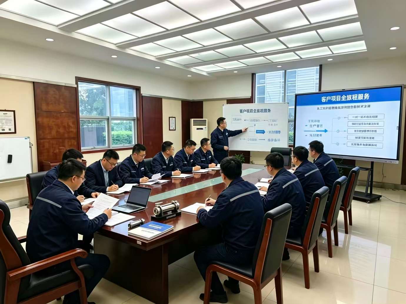 以客户项目全旅程为服务边界